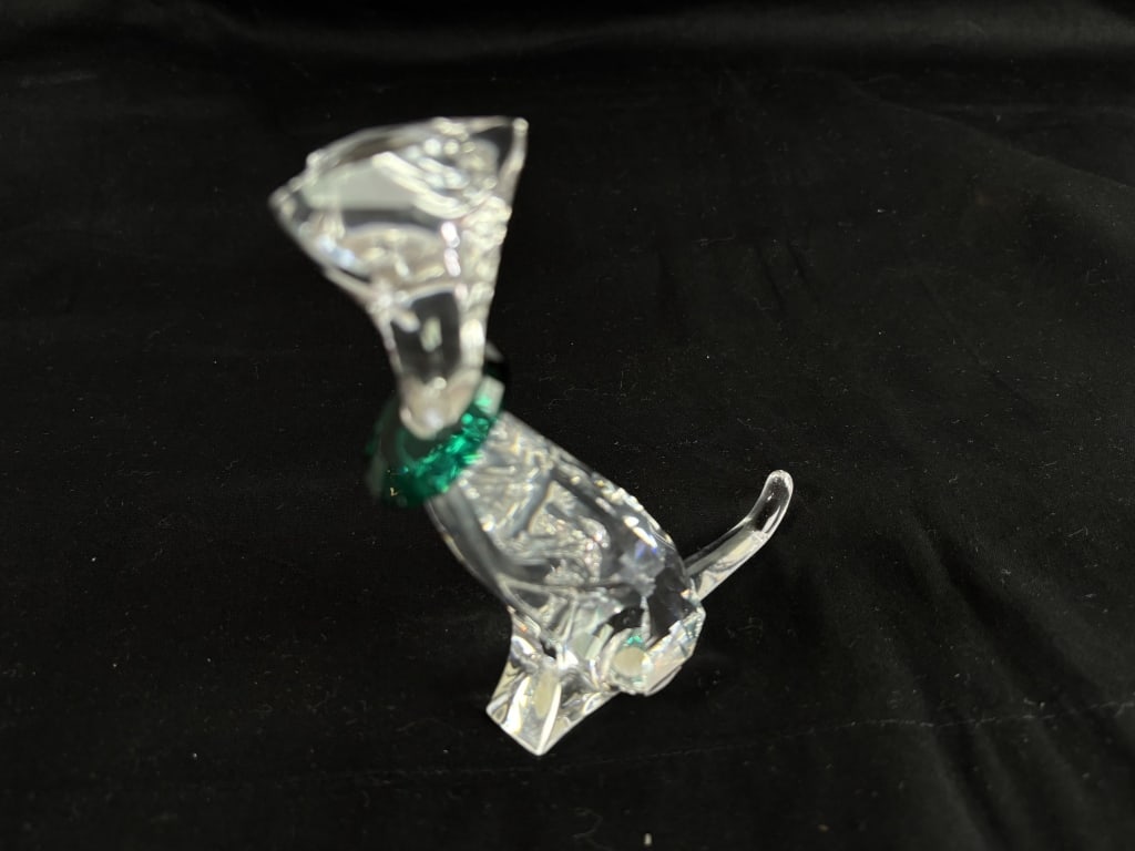 Large Swarovski Crystal Cat - 3