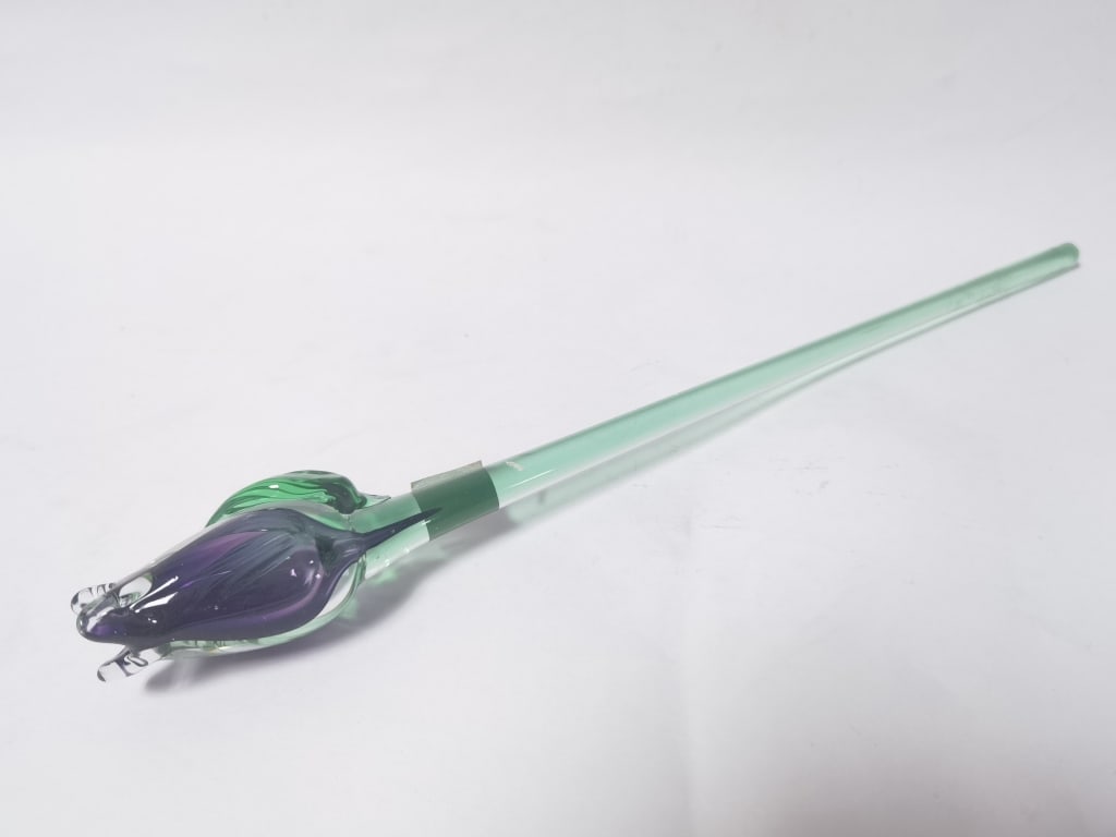 Vintage Mikasa Art Glass Rose (1 of 4)
