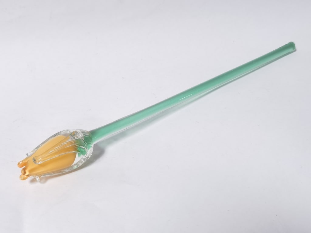 Vintage Mikasa Art Glass Rose (1 of 3)