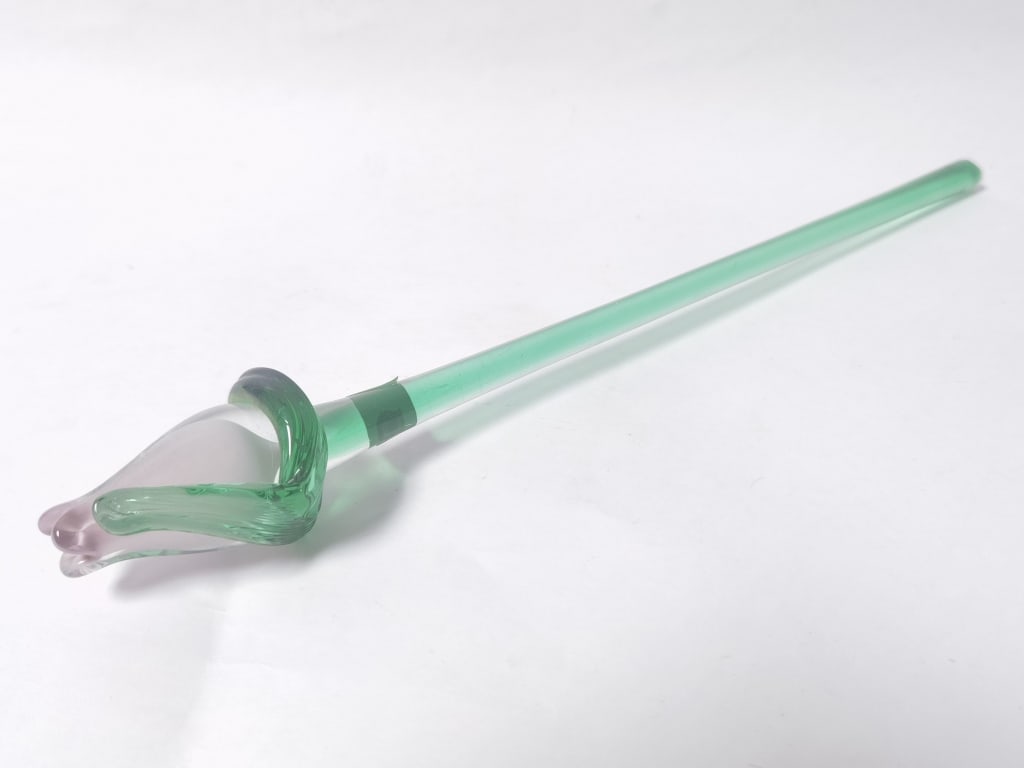 Vintage Mikasa Art Glass Rose (1 of 5)