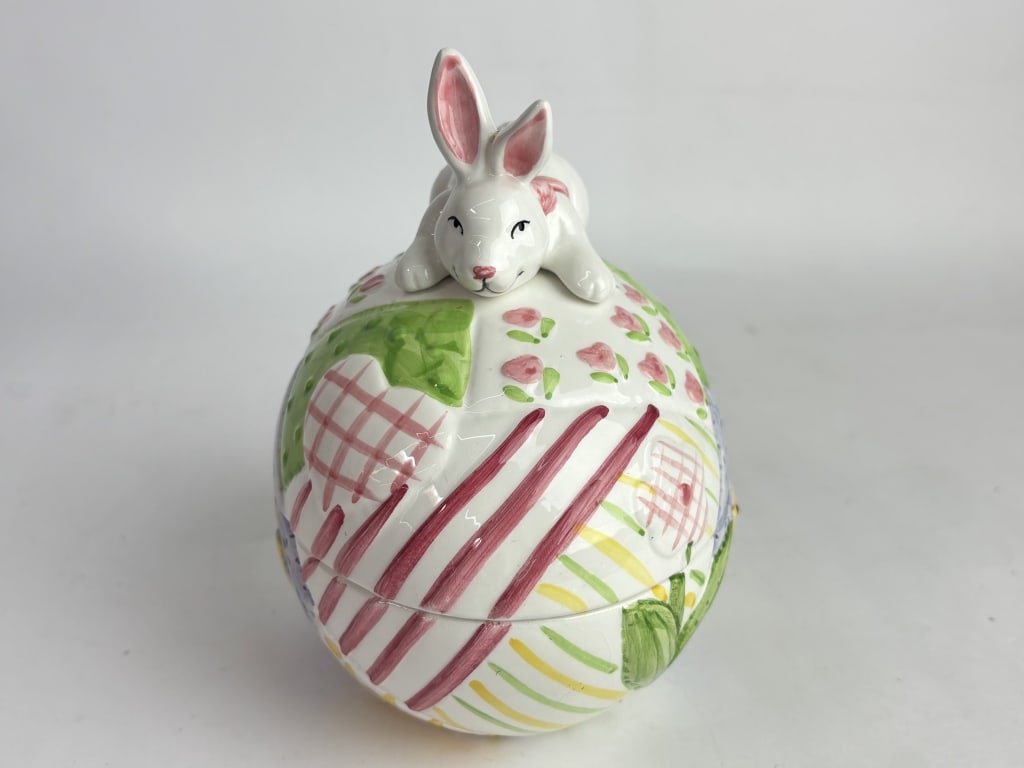 Palm Tree Co. Porcelain Easter Egg Box - 3