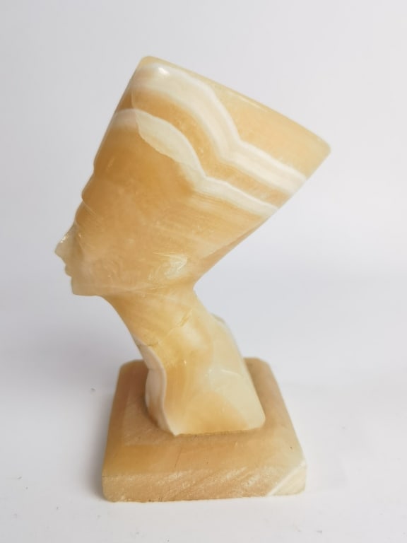 Onyx Carved Egyptian Bust - 2