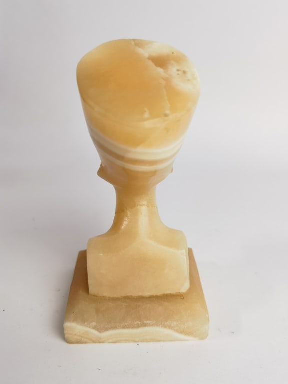 Onyx Carved Egyptian Bust - 3