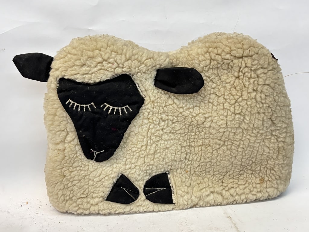 Vintage Woolley's Workshop Sheep: Vintage Woolley's Workshop Sheep, 15in by 10in