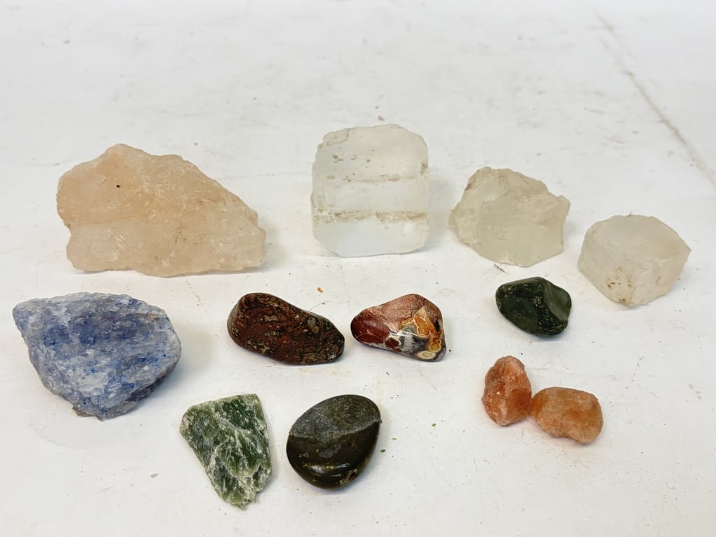 Group of Natural Rock Speciments (1 of 3)