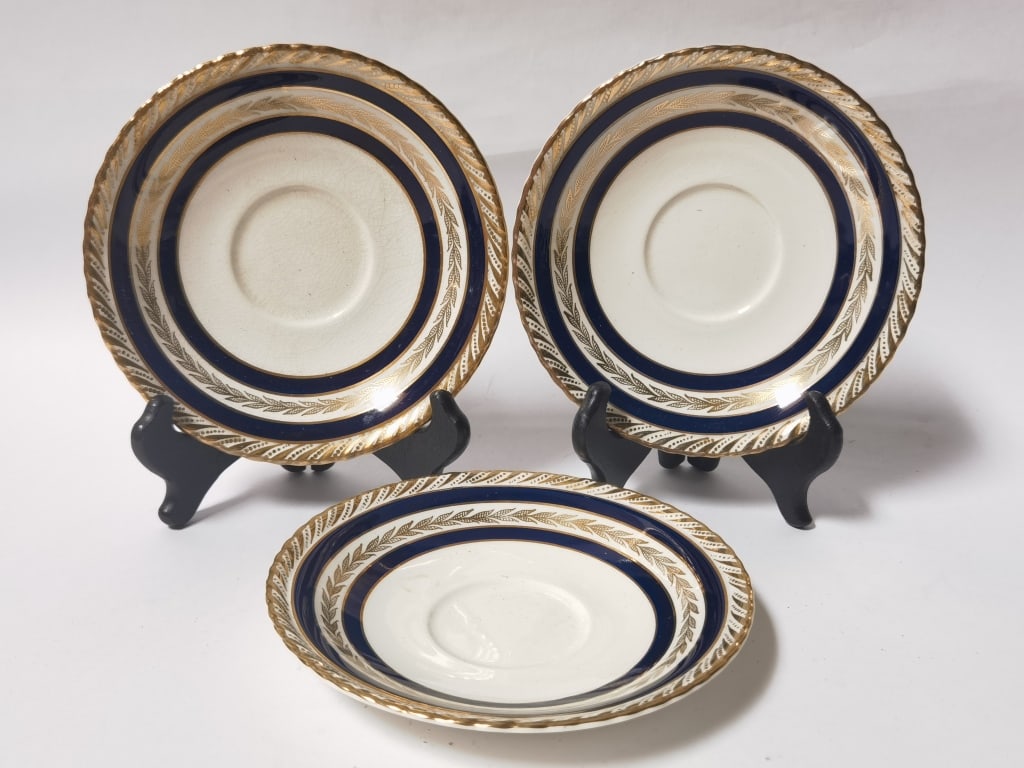 (3) Crown Ducal Duchess Porcelain Plates: (3) Crown Ducal Duchess Porcelain Plates, 5.75in