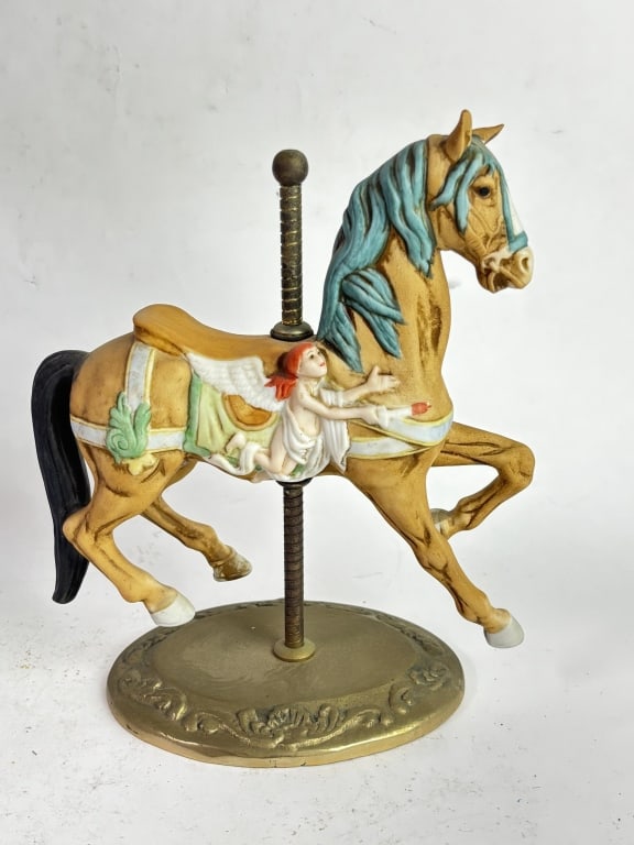 Charles Carmel Style Porcelain Carousel Horse (1 of 3)