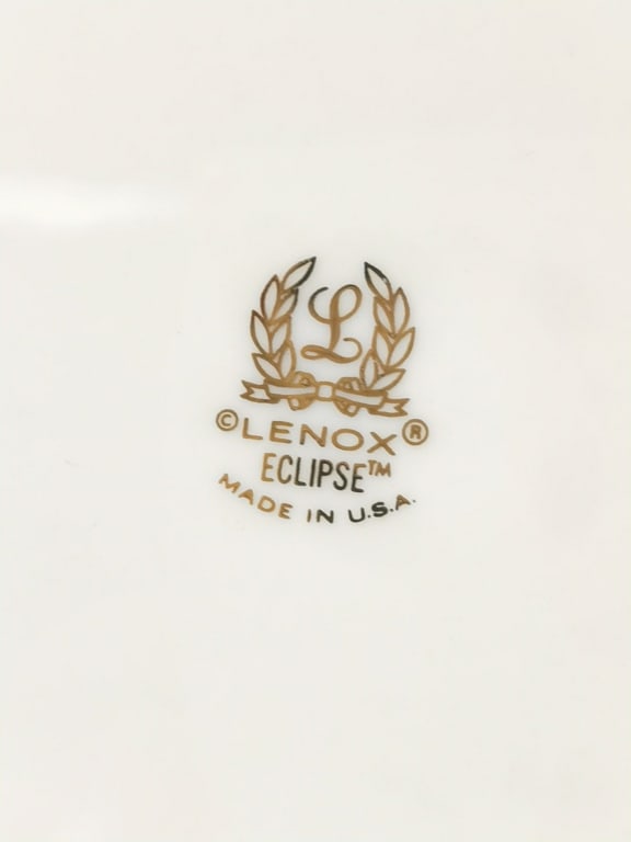 Vintage Lenox Porcelain Eclipse Plate - 3