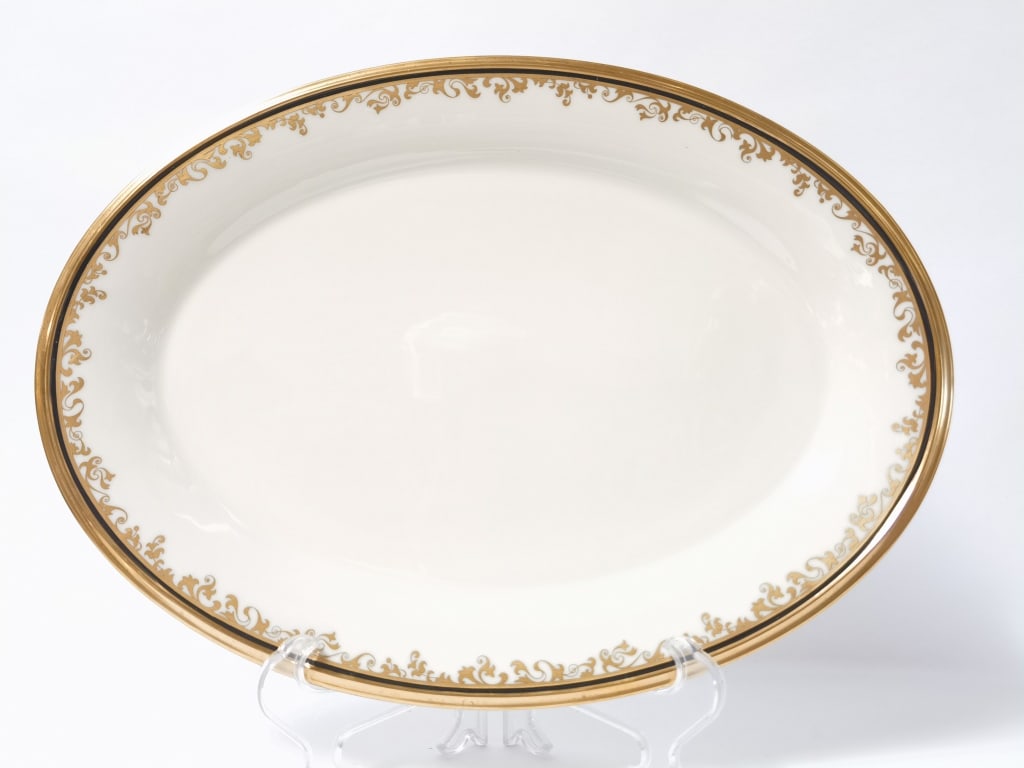Vintage Lenox Porcelain Eclipse Oval Platter (1 of 3)