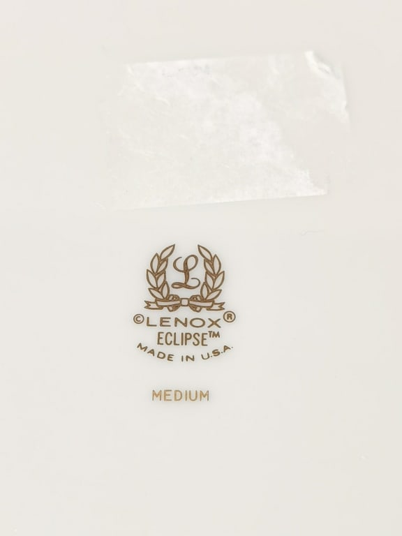 Vintage Lenox Porcelain Eclipse Oval Platter - 3