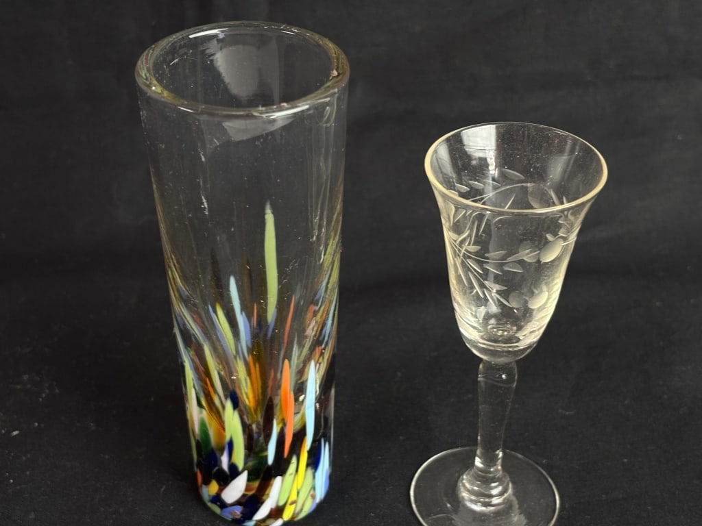 (2) Vintage Glasses - 2