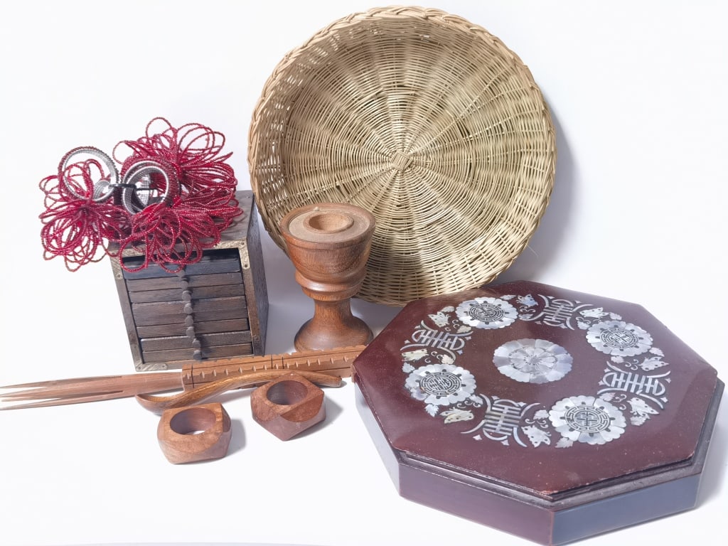 Group of Wood Wares: Group of Wood Wares, Size Varies