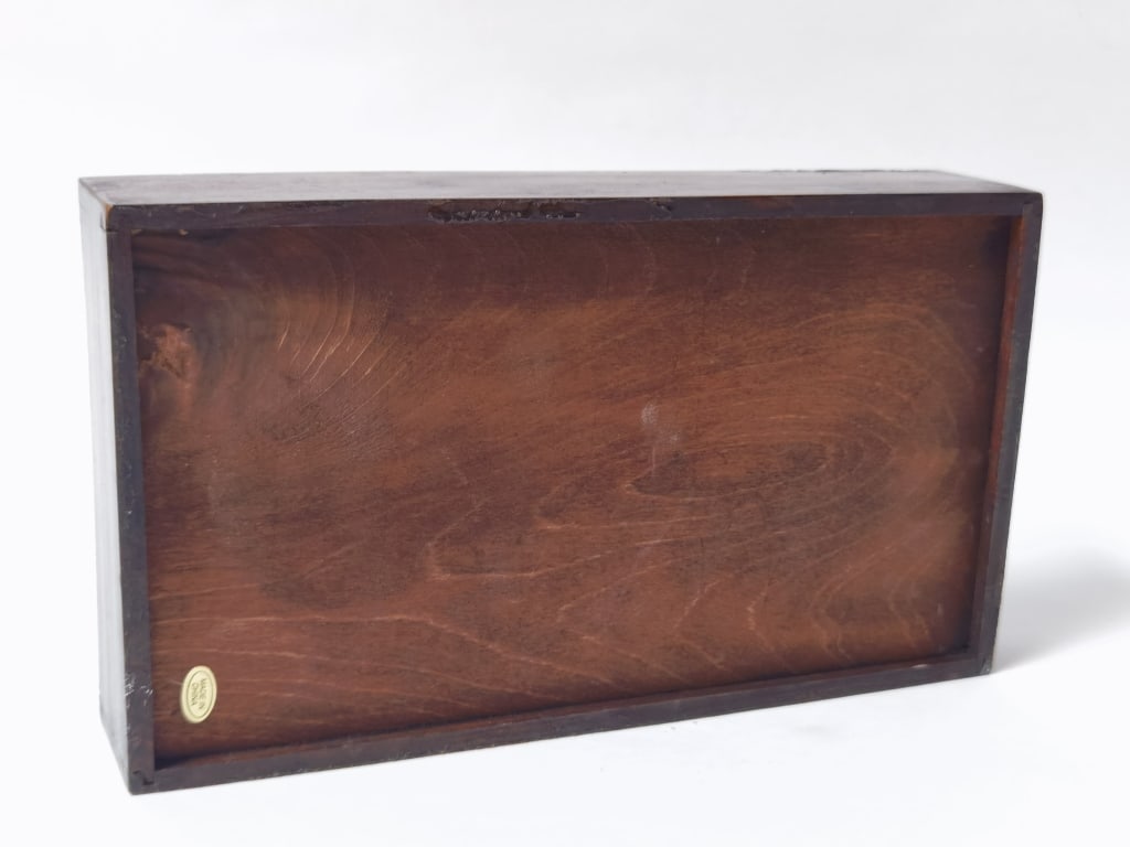 Chinese Rectangular Wood Scholar's Box - 2