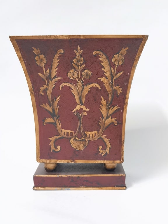 Neoclassical Style Toleware Planter (1 of 3)