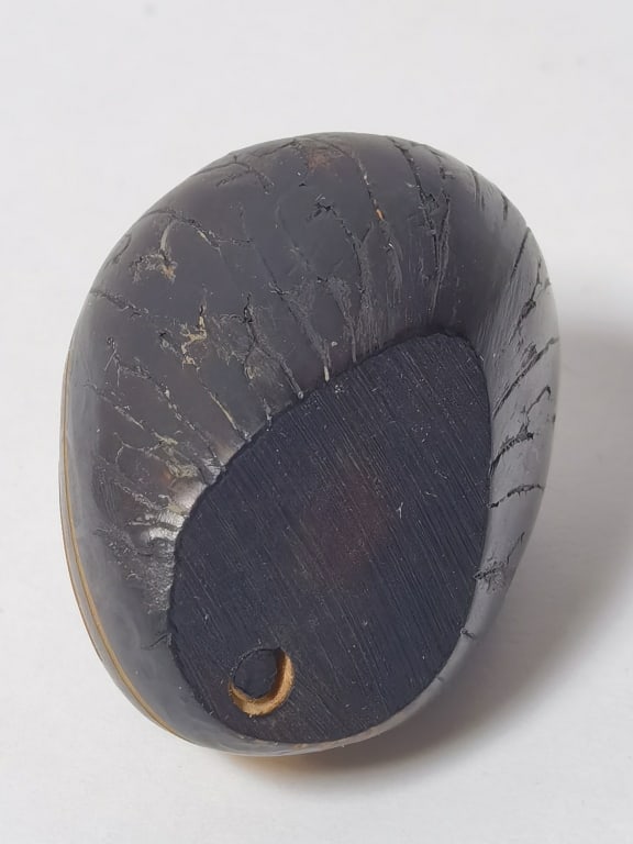 Carved Horn Egg - 3