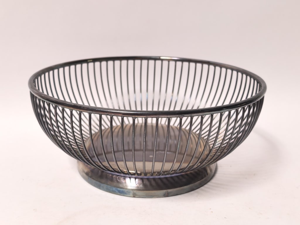 Vintage Gorham Silver Silver-Plated Wirework Fruit - 2