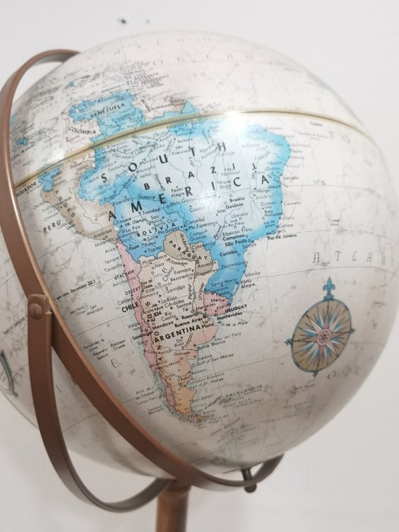 Vintage Terrestrial Floor Globe - 3