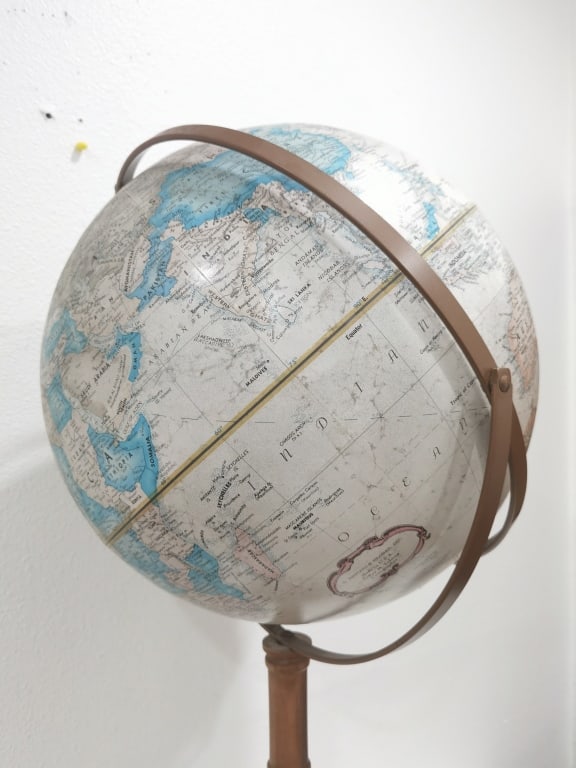 Vintage Terrestrial Floor Globe - 4