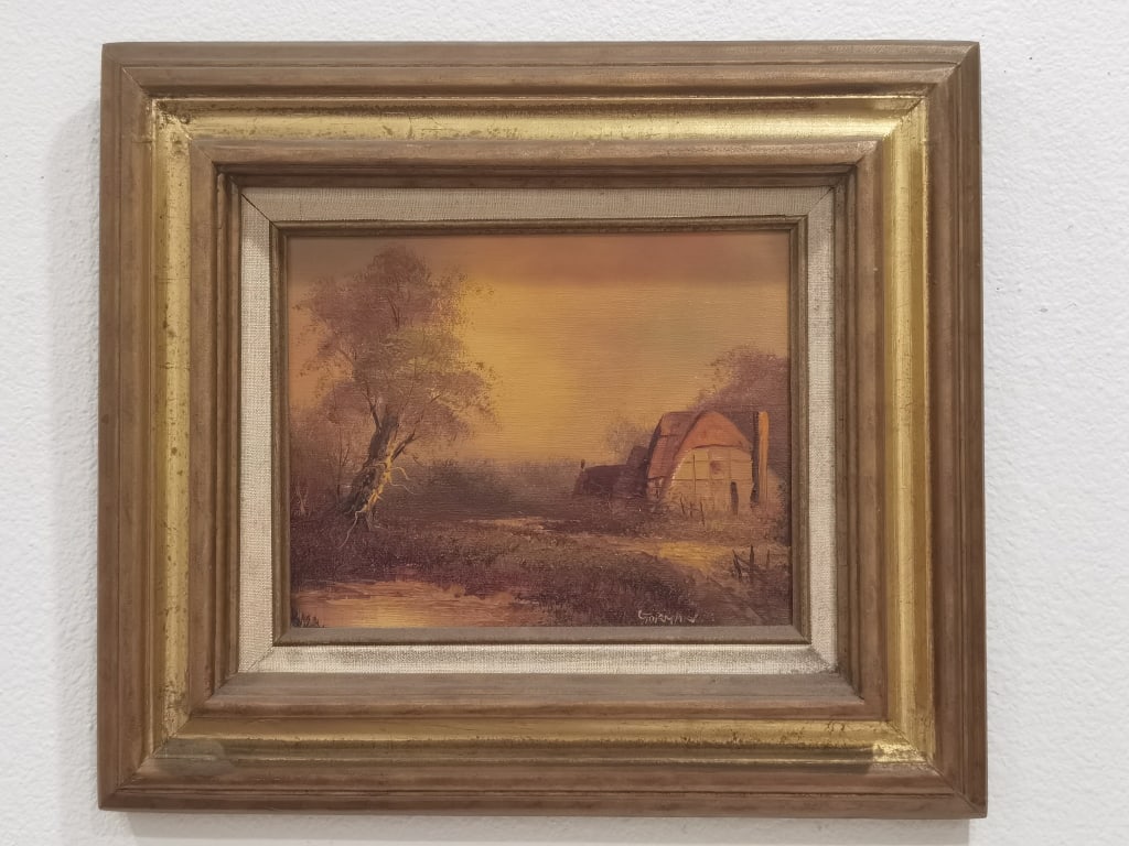 Vintage Signed C. Tormas Landscape Oil Painting (1 of 5)