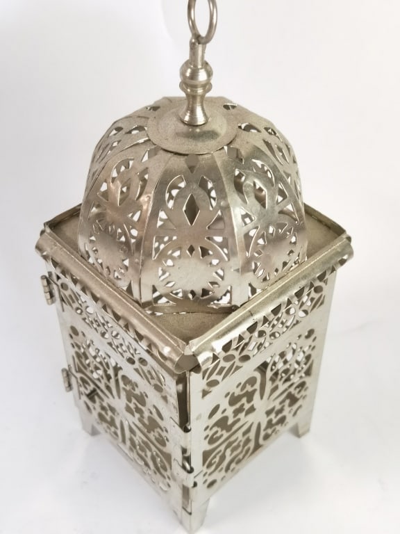 Ornate Openwork Moroccan-Style Lantern - 3