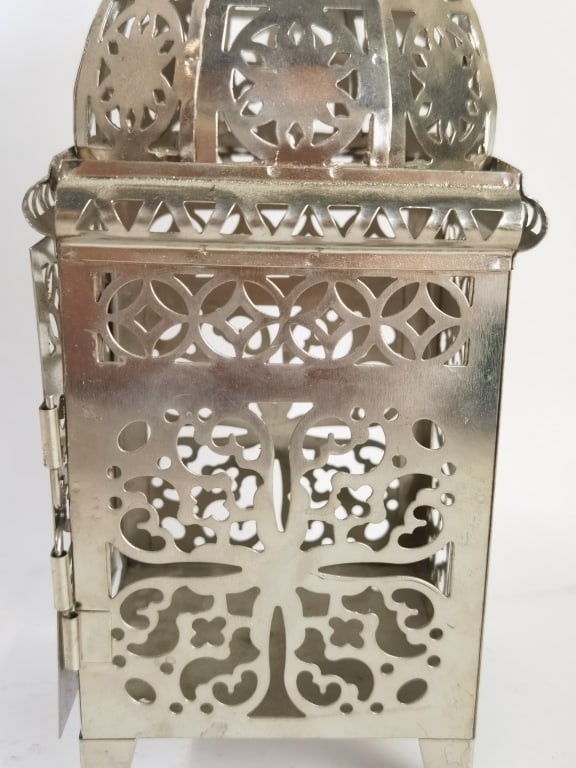 Ornate Openwork Moroccan-Style Lantern - 4