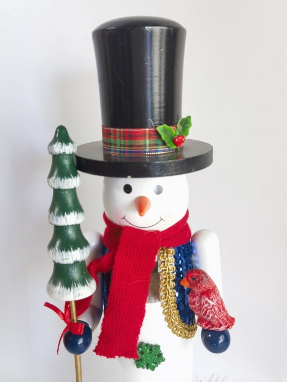 Contemporary Snowman Nutcracker - 2