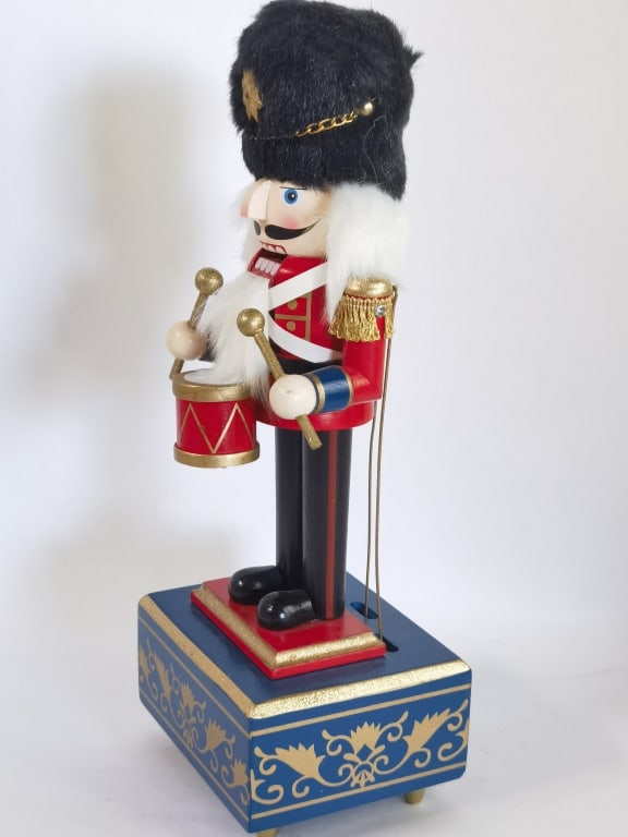 Musical Drummer Boy Nutcracker Base - 2