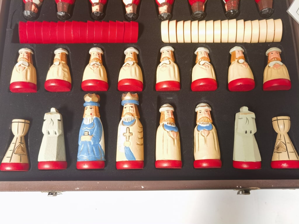 Folding Wooden Chess Set - 2