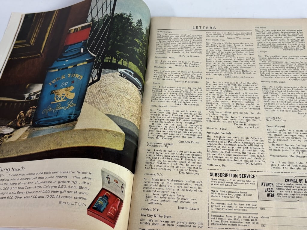 1963 Time Magazine - 2