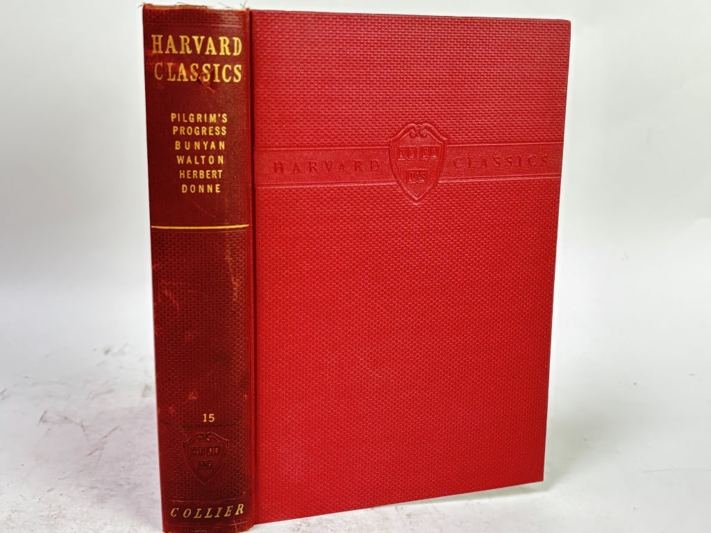 1937 Harvard Classics: Pilgrim's Progress, Bunyan: 1937 Harvard Classics: Pilgrim's Progress, Bunyan Walton Herbert Bonne, Vol. XV, 8.75in by 5.75in