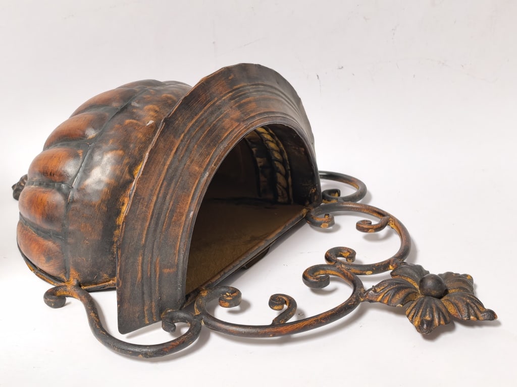 Mediterranean Wrought Iron Wall Planter - 5