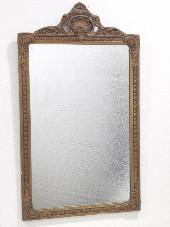 Vintage Carved Wood Rococo-Style Rectangular Wall (1 of 4)