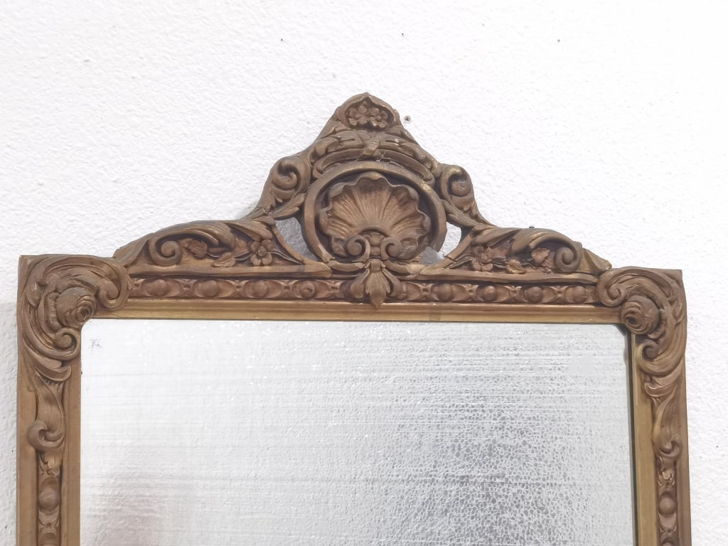 Vintage Carved Wood Rococo-Style Rectangular Wall - 2