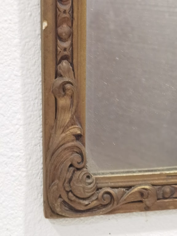 Vintage Carved Wood Rococo-Style Rectangular Wall - 4