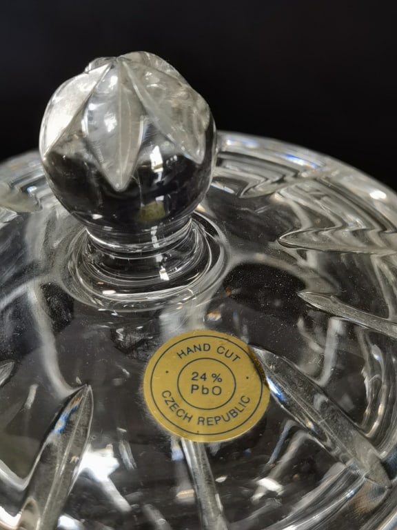 (2) Crystal Tableware Items - 3