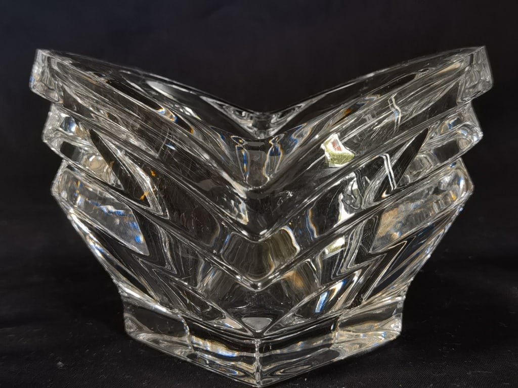(2) Crystal Tableware Items - 4