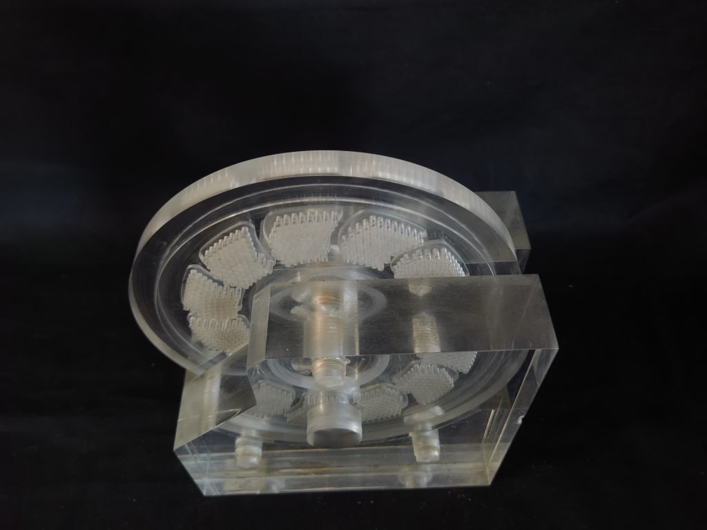 Kinetic Acrylic & Lucite Filter Display Model - 2