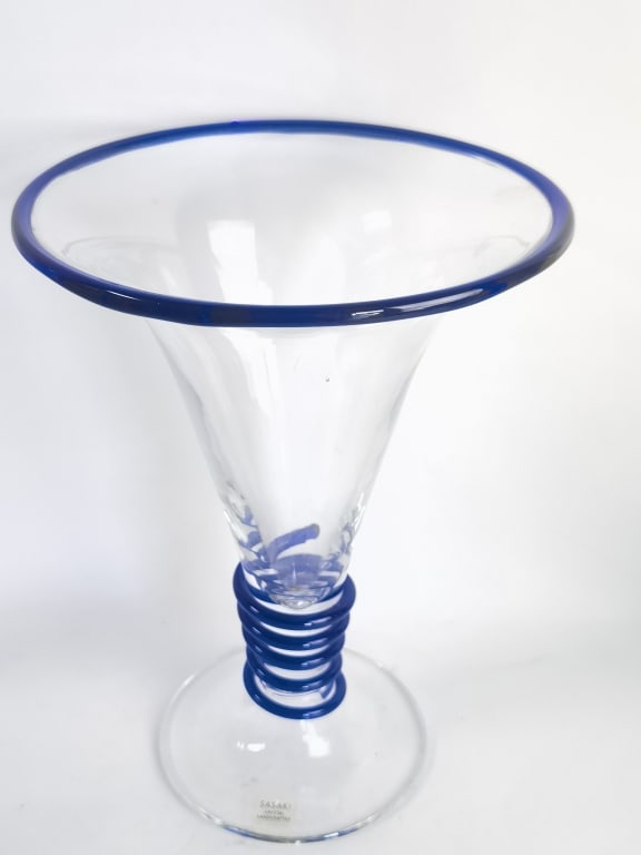 Handcrafted Sasaki Crystal Flared Glassware - 2