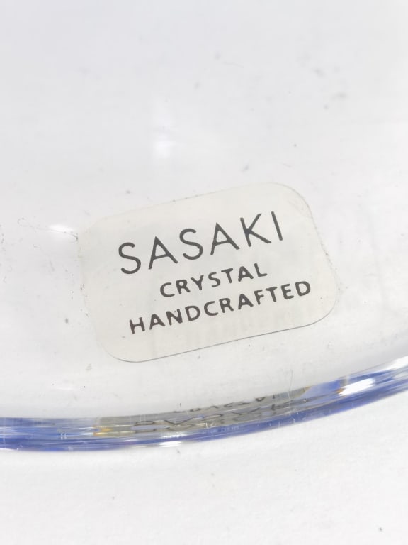 Handcrafted Sasaki Crystal Flared Glassware - 4