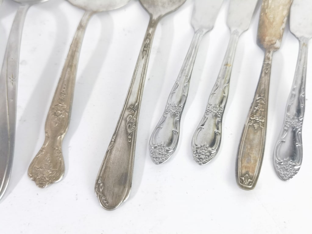 Assorted Vintage Silver-Plated Serving Utensils - 3