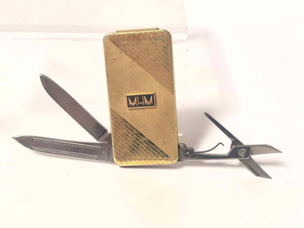Vintage MHM Monogrammed Multi-Tool Money Clip (1 of 5)