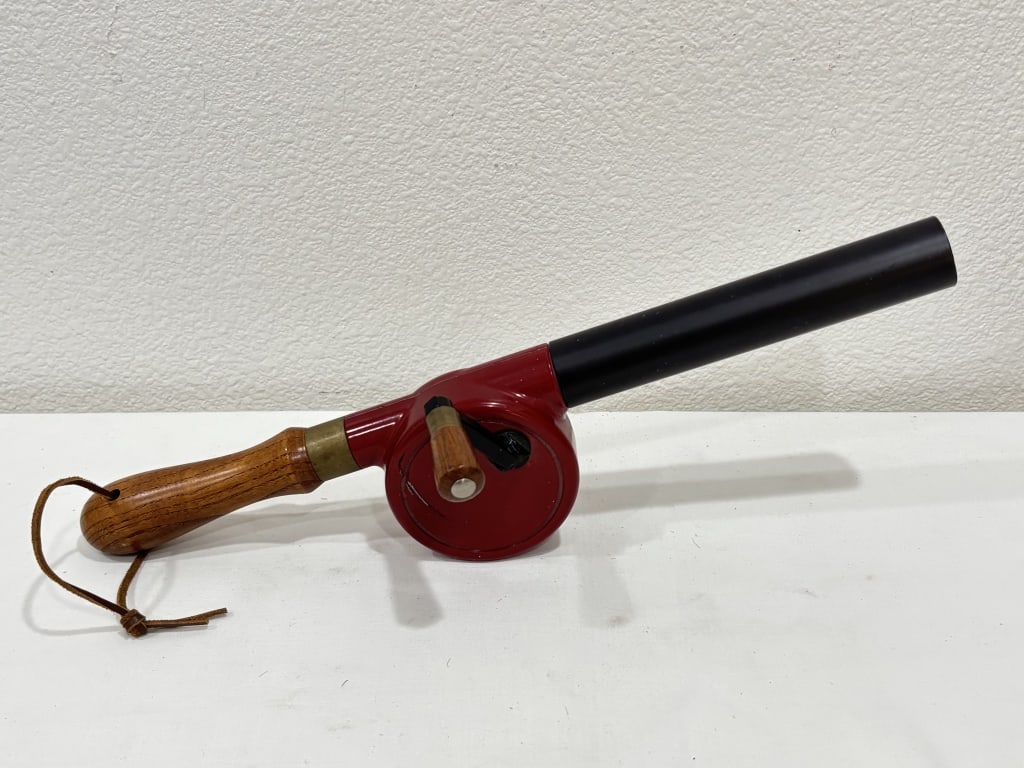 Vintage Mechanical Hand-Cranked Fireplace Blower - 2