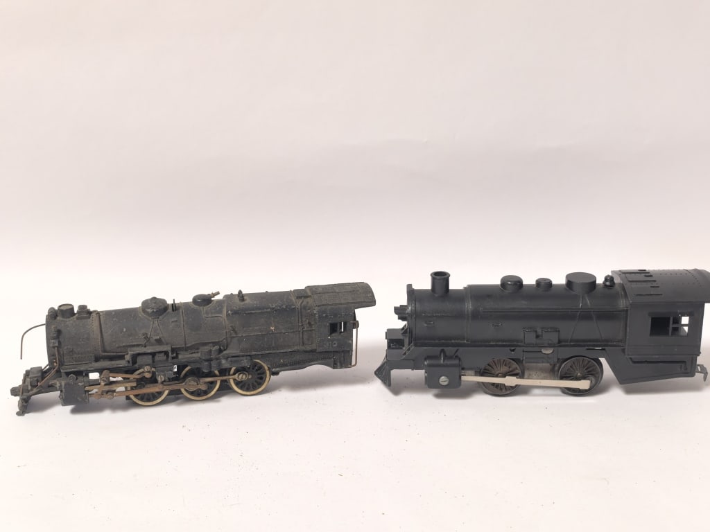 Vintage Steam Locomotives (#310 & #666 Style): Vintage Steam Locomotives (#310 & #666 Style), 8.25in by 3.25in by 2in