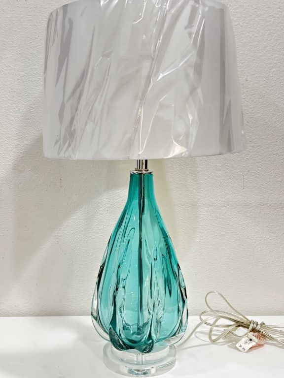 Contemporary Murano Art Glass Table Lamp (1 of 4)