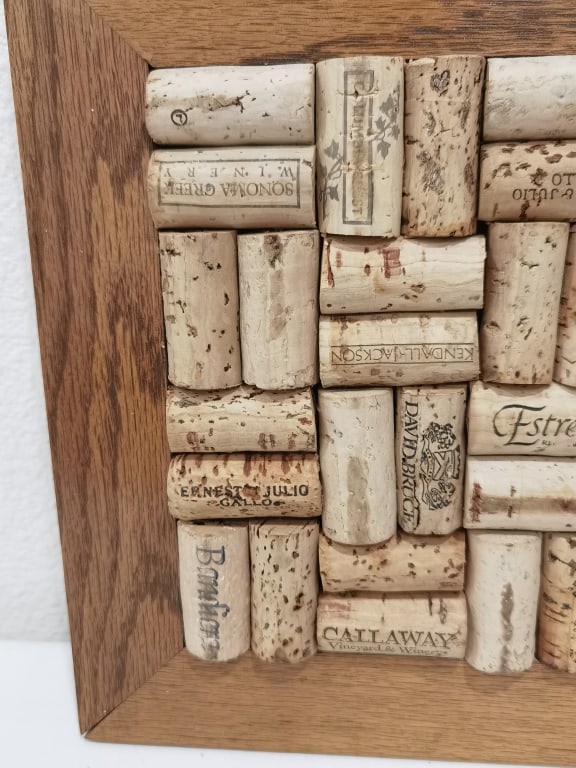 Hand Made Wine Cork Art - 3