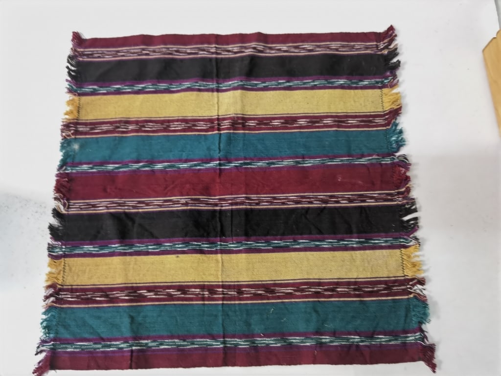 (2) Vintage Hand Made Fabrics - 3
