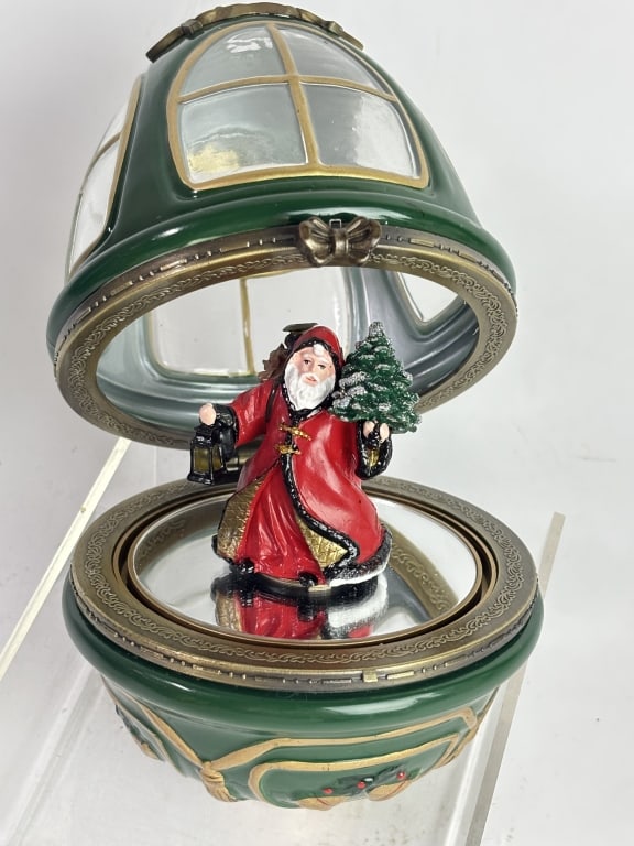 Decorative Christmas Egg Musical Box - 2