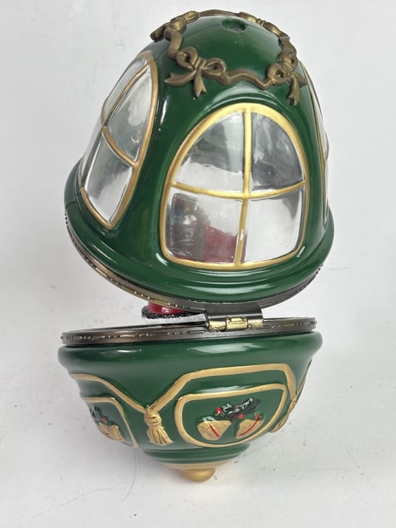 Decorative Christmas Egg Musical Box - 3