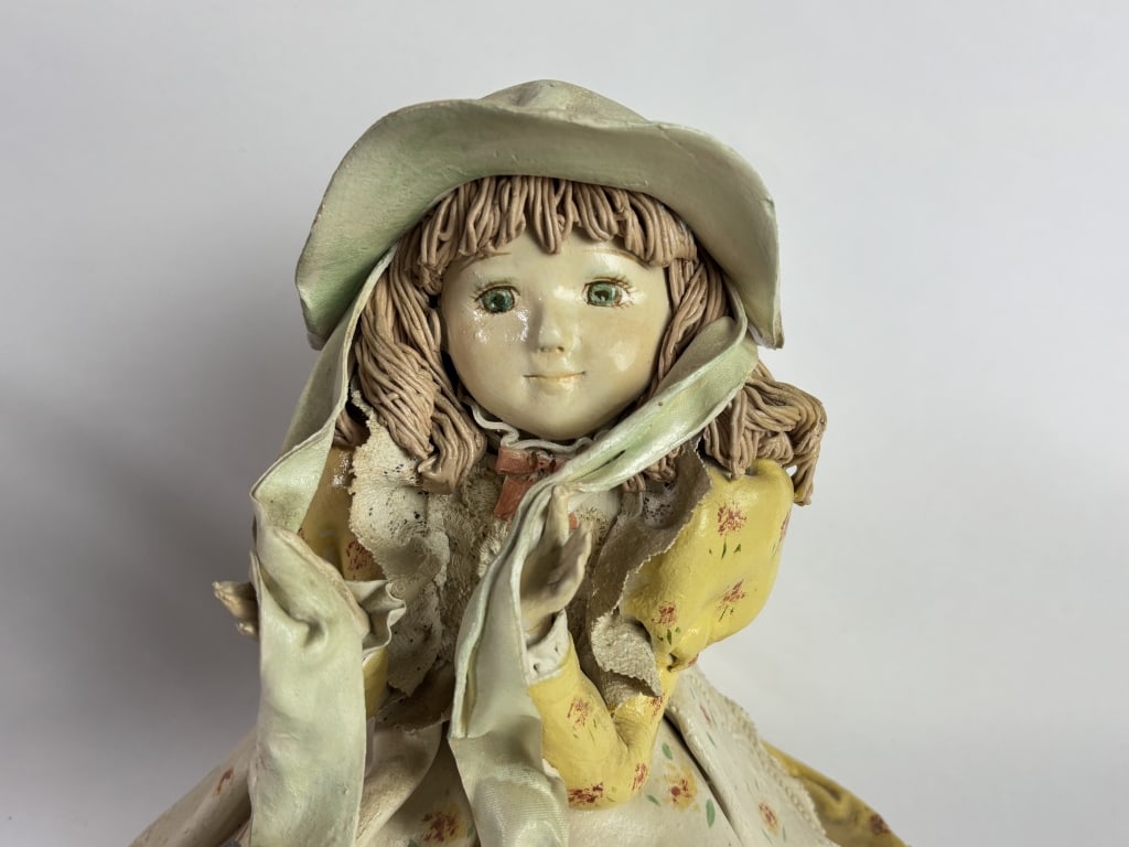Vintage Papier Mache Doll - 2