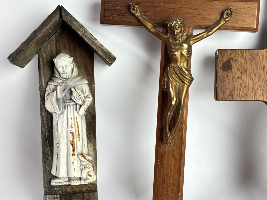 (3) Vintage Crosses - 2